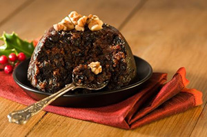 Christmas Pudding with Walnuts