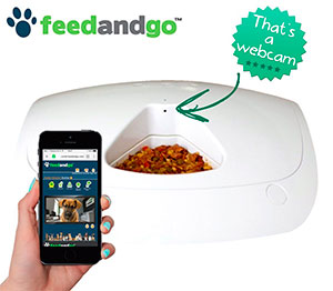 FeedandGo Smart Pet Feeder With Webcam