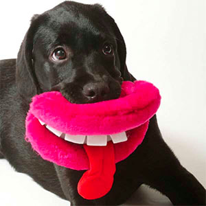 Plush Dog Lips Toy