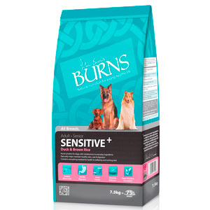 Cheap Burns Adult & Senior Sensitive+ Duck & Brown Rice 7.5kg