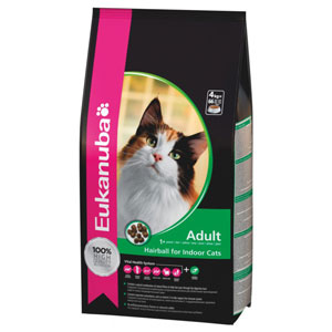 Cheap Eukanuba Adult Cat Hairball For Indoor Cats 2kg