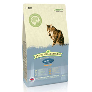 Cheap James Wellbeloved Adult Cat Hairball Turkey 1.5kg