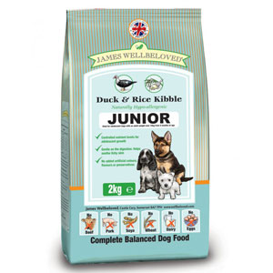 Cheap James Wellbeloved Junior Dog Duck & Rice 2kg