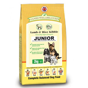 Cheap James Wellbeloved Junior Dog Lamb & Rice 2kg