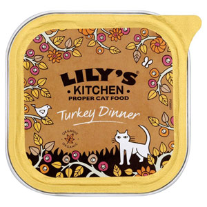 Cheap Lily's Kitchen Organic Turkey Dinner for Cats 16 x 100g