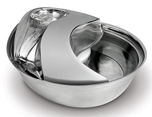 Pioneer Pet Raindrop Stainless Pet Fountain