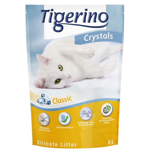 Tigerino Crystals Silicate Cat Litter