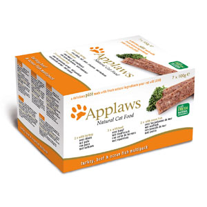 Cheap Applaws Cat Pate Multi Pack Orange 7 x 100g