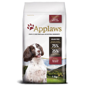 Cheap Applaws Small/Medium Breed Adult Dog Chicken & Lamb 7.5kg