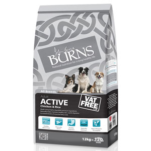 Cheap Burns Adult Active Chicken & Rice 12kg