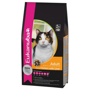 Cheap Eukanuba Adult Cat Chicken & Liver 400g