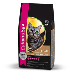 Cheap Eukanuba Adult Cat Lamb & Liver 4kg