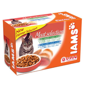 Cheap Iams Adult Meat Selection in Jelly & Gravy 12 x 100g