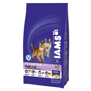 Cheap Iams ProActive Health Adult Multi-Cat Chicken & Salmon 3kg