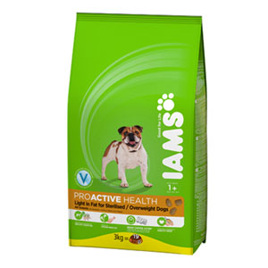 Cheap Iams ProActive Health Light Sterilised/Overweight Dogs 3kg