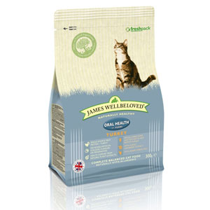 Cheap James Wellbeloved Adult Cat Oral Health Turkey 300g