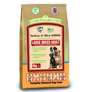 Cheap James Wellbeloved Adult Large Breed Dog Turkey & Rice 4kg