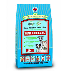 Cheap James Wellbeloved Adult Small Breed Dog Fish & Rice 7.5kg