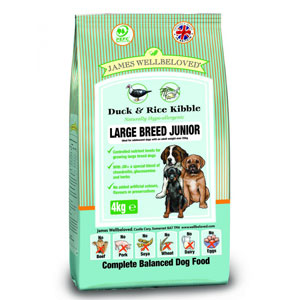 Cheap James Wellbeloved Junior Large Breed Dog Duck & Rice 15kg