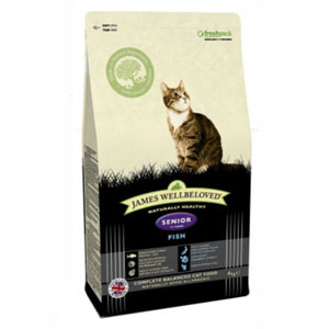 Cheap James Wellbeloved Senior Cat Fish 4kg