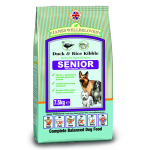 Cheap James Wellbeloved Senior Dog Duck & Rice 7.5kg