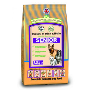 Cheap James Wellbeloved Senior Dog Turkey & Rice 7.5kg