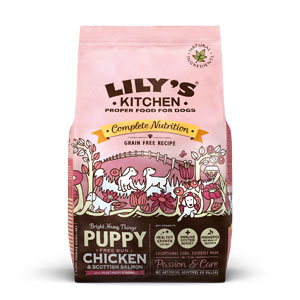 Cheap Lily's Kitchen Chicken & Salmon Dry Food for Puppies 7kg