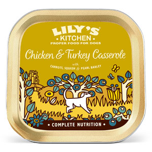 Cheap Lily's Kitchen Chicken & Turkey Casserole 10 x 150g