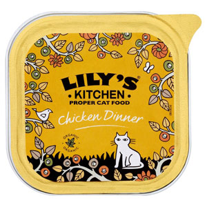 Cheap Lily's Kitchen Organic Chicken Dinner for Cats 16 x 100g
