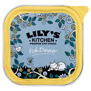 Cheap Lily's Kitchen Organic Fish Dinner for Cats 16 x 100g