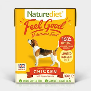 Cheap Naturediet Feel Good Chicken with Rice & Carrots 18 x 390g