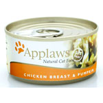 Applaws Chicken Breast with Pumpkin Tin 24 x 70g