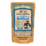 James Wellbeloved Puppy Pouch Turkey & Rice 10 x 150g