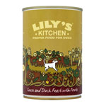 Lily's Kitchen Goose & Duck Feast with Fruits 6 x 400g
