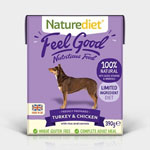 Naturediet Feel Good Turkey & Chicken with Rice & Carrots 18 x 390g